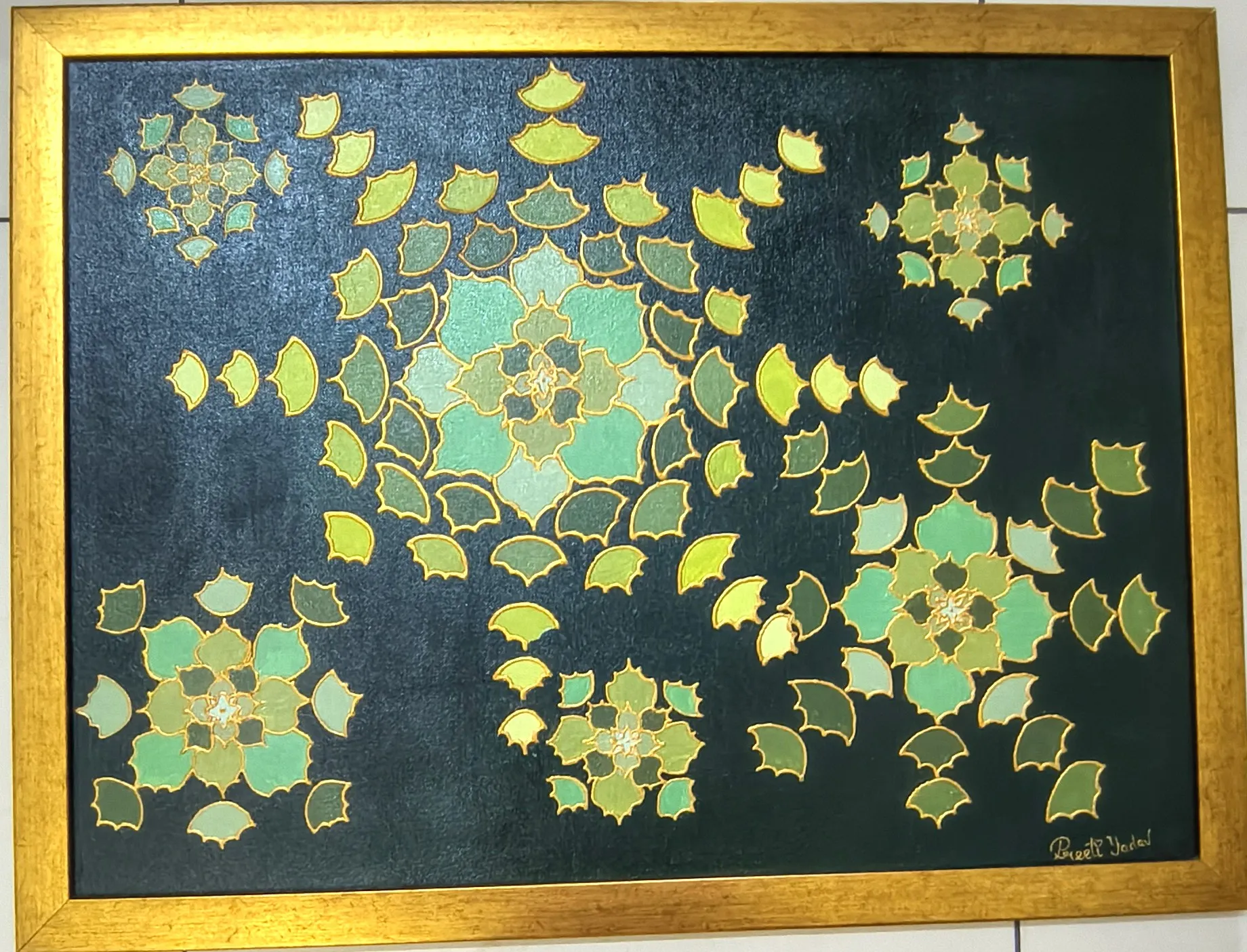 Geometrical n modern painting